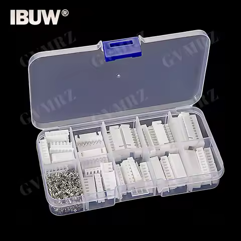 260PCS XH2.54 6/7/8/9/10 Pin Terminals Plastic Shell Male Female Plug Socket Wire Connector XH 2.54 