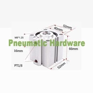 Compact Thin Air Cylinder pneumatic SDA 40x40 SD 40 x 40 SDA40*40 KM08 JIE27