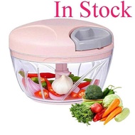 ‌Manual Food Processor Chopper Portable Hand Pull String Garlic Mincer Onion Cutter Veggies Suitable