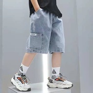 BabyQQ กางเกงขาสั้นเด็ก กางเกงยีนส์เด็ก big boy เกาหลี กางเกง ยีนส์ เด็ก8-9ขวบ กางเกงเด็กโต12ปี กางเ