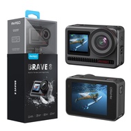 Brave 8 4K60FPS Action Camera, 48MP Photo Touch Screen Waterproof Super Wide Angle 16x Slo-mo SuperS