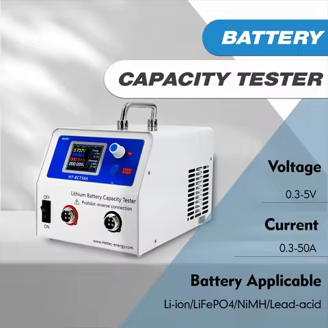 10A 50A 5V 30V Battery Charge Discharge Controller Capacity Tester Load Tester for NCM/LiFePO4/NiMH/