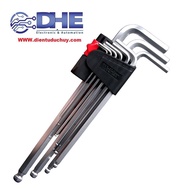 Set OF 9 HEXAGONAL LOCK OPENERS, HEXAGONAL 1.5MM - 10MM, CR-PLATED TRAINING STEEL (GOOD QUALITY PROD