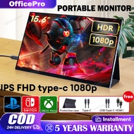 Monitor PC 15.6 Inch Portable Monitor Nintendo Switch 60Hz Ps4 1080p PC Speaker Touch Screen PS5 Xbo