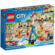 LEGO 60153 City People pack Fun at the beach 169pcs 5+ Đồ Chơi Lắp Ráp lego Hoàn toàn mới và chính