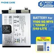 Battery Bateri For Vivo Y100 5G Mys / V40 Lite Ba27 (5000Mah)