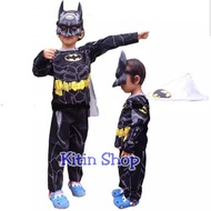 Kostum Anak Batman / Kostum Superhero Anak / Setelan Kostum Anak Cowo /Baju Kostum /Kostum Superhero