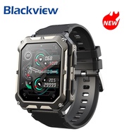 Blackview C20pro Original Outdoor Sport Smartwatch Dustproof Bluetooth Call Music Player Screen Touch Carved Smartwatch Heart Rate Monitor Watch for Android IOS OPPO XIAOMI HUAWEI