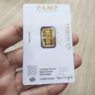 ORIGINAL100% PAMP SUISSE Gold Bar - Lady Fortuna 999.9 [2.5gram] FREE GIFT SPECIAL BOX