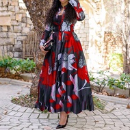 African Dress Ankara Dresses For Women Clothes Summer Print Dashiki Party Long Maxi Dress Plus Size