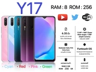 Y17 จอ 6.35 นิ้ว มือถือ รองรับ2ซิม Smartphone  แรม 8GB รอม 256GB โทรศัพท์ถูกๆ รับประกันร้าน 1 เดือน Android Mobile phone