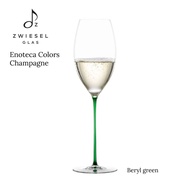 ZWIESEL GLAS Handmade Enoteca Colors Champagne glass set 1 pc. with box (Red/Green/Blue)