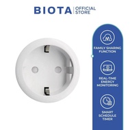 BIOTA Smart Plug - Colokan Portabel Watt Meter Wi-Fi Wireless