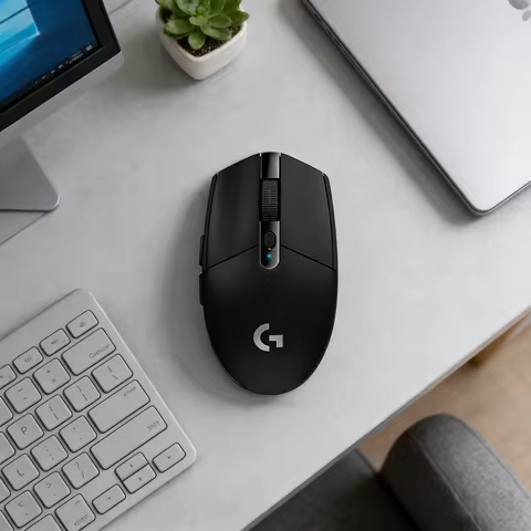 Logitech G305 LIGHTSPEED Wireless Gaming Mouse HERO 12K DPI 6 Programmable Buttons 250H Battery for 