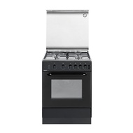 ELBA ITALY 60 x 60cm black gas range oven STYLISH LINE S-series