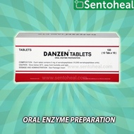 Danzen Oral Enzyme Tablets 100 tablets - high activity Serratiopeptidase enzyme supplement