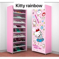 Shoe Rack Multipurpose Dustproof Storage Rack No Zipper Shoe Rack Closed Shoe Rack Size 30x60x160cm