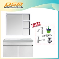 Stainless Steel Water Proof 80CM Large White Colour Bathroom Basin Cabinet Combo
