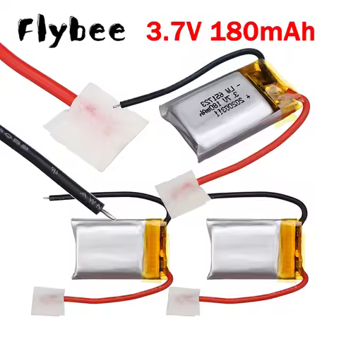 3.7V 180mAh RC Drone Battery For Syma S977/S009 S109G S111G, MJXRC X900 X901 Remote Control Helicopt