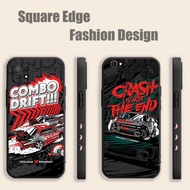 Casing For Realme C75 4G 14 Pro Plus 5G Note 60 14 C61 JDM Racing Car Anime Black Red Fashion Design