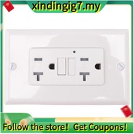 【】GFCI Outlet 20A, GFI Electrical Receptacle with LED Indicator, 20A Tamper-Resistant Ground Fault C