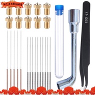 3D Printer Extruder Brass Nozzle Cleaning Tools for V6 3D Printer Parts Accessoriesuejfrdkuwg