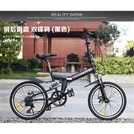 Hito Folding Bike Suspension Bicycle 20 Inch Shimano 6 Speed Off Road Cross Country Shock Mountain Bike