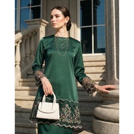 BAJU KURUNG PAHANG MODEN MORANA (EMERALD GREEN)