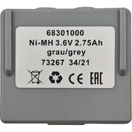 68301000 68300900 3.6V 2750mAh Ni-Mh Battery for HETRONIC Remote Control Grey Rechargeable Battery (