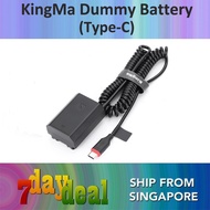 KingMa Dummy Battery (Type-C For LP-E6 / LP-E6NH / NP-FZ100 / NP-FW50 / W126S)