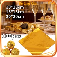 100 Sheets Chocolate Foil Chocolate Foil Chocolate Wrapper Foil Paper Chocolate Wrap