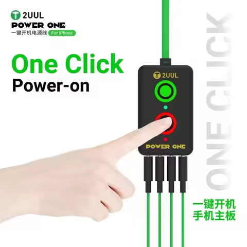 2UUL PW09 One Click Power Boot Cable with A15 Bionic Connector Dual Socket Design for iPhone 12-16 P