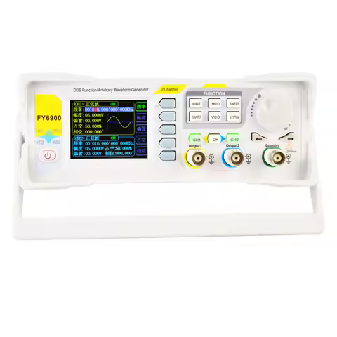 30MHz Digital Signal Generator Sine Wave 2.4Inch TFT Screen Digital Signal Sourece Meter With EU UK 