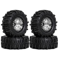 95mm 12mm Hex for 1/12 MJX H12Y H12P HYPER GO 1.9 Crawler Tires Wheel Soft Rubber Tyre metal wheel h