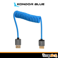KONDOR BLUE Full HDMI Cable for On-Camera Monitors 12"-24" Braided Coiled [KB-FHDMI-12] KONDORBLUE