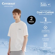 COVERNAT Cool Cotton 2-Pack T-Shirt White (70023OCCSSU_S6WTXX)