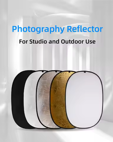 RF02 24"Reflector 5in1 60X90CM 90X120CM 2in1 Silver White Gold Portable Collapsible Soft Light Round