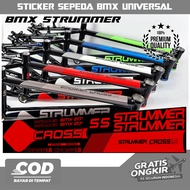 Universal BMX Bike Sticker Strummer Cross 1.5 Frame BMX 18 20 Inch Decal Body Frame Bicycle