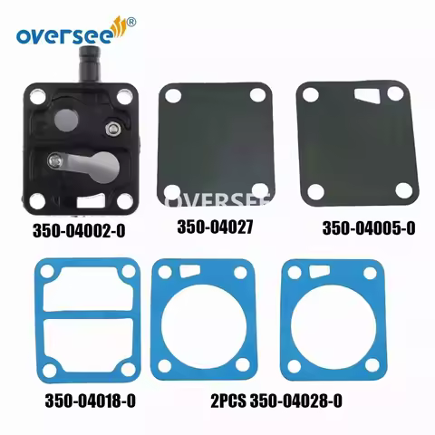 350-04002 Fuel Pump Diaphragms Gaskets 3C8 For 2T Tohatsu 9.9 12 15 40 50HP for Mercury 40HP 50HP 2 