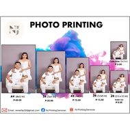 PHOTO PRINT GLOSSY-230GSM-A4/5R/4R/3R/2R/WALLET SIZE