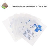 Nebaby 10Pcs Waterproof Gauze Pad Non-adherent Pad First Aid Kit Wound Dressing Tapes Sterile Medica