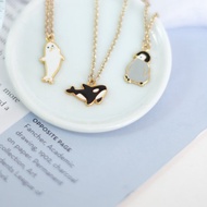 海洋系列 項鍊  虎鯨 企鵝 鯊魚 海豹 海豚 海龜 鯨魚 鯨鯊