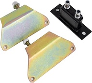 Solid Motor Mount and Transmission Mount Kit Compatible with Ford 1986-1995 Mustang V8 Fox Body 5.0L