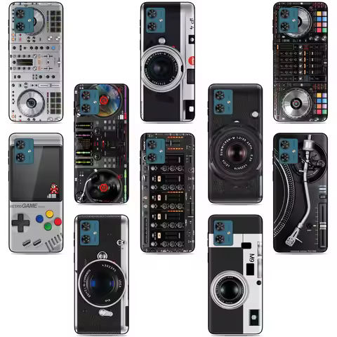 Camera Music Phone Case For Nokia G60 G50 G42 C31 C30 8 5.3 8.3 2.4 6.2 7.2 5.4 C3 C100 C200 For iPo