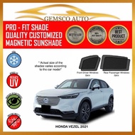 Honda VEZEL 2021 ( 4 / 5 pcs ) Car Magnetic Sunshade / Boot Tray
