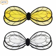 UMTTER Fairy Wings, Black Yellow Lightweight Bee Wings, Fairy Costume Bee Angel Wings Cosplay Event