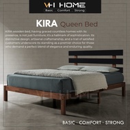 KIRA VH WOODEN QUEEN BED FRAME /Queen Bed Frame /Katil Kayu Queen /Single Bed Frame /queen bed /single bed/ katil murah