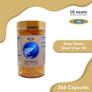 Ocean King Deep Ocean Shark Squalene 1000mg 366s | Immune System | Skin Health | Reduce Skin Aging
