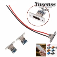 YUSENSS USB Jack, 2P Waterproof Female Connector Jack, Charging Data Port High-quality Type-C 2Pin U