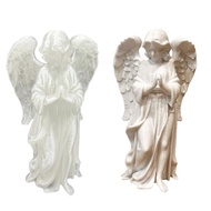 com* Guarder Angel Statue Healings Angel Figurines Resin Wing Angel Statue Table Ornament Collectibl